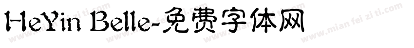 HeYin Belle字体转换